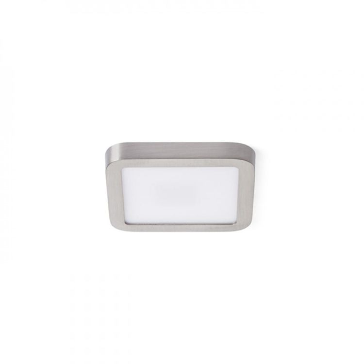 HUE SQ 9 wpuszczana  nikiel mat 230V LED 6W  3000K
