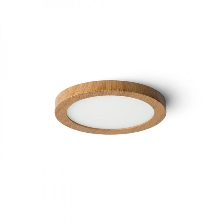 HUE R 9 wpuszczana  kolor buk 230V LED 6W  3000K