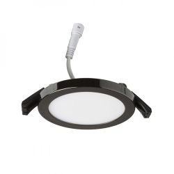 HUE R 9 wpuszczana  czarny chrom 230V LED 6W  3000K