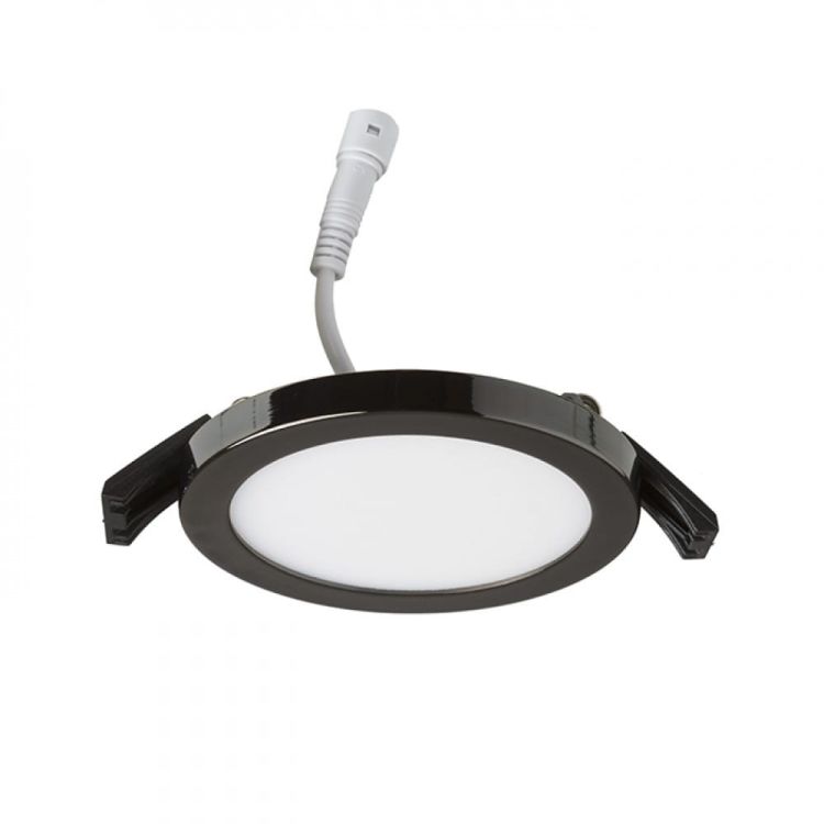 HUE R 9 wpuszczana  czarny chrom 230V LED 6W  3000K