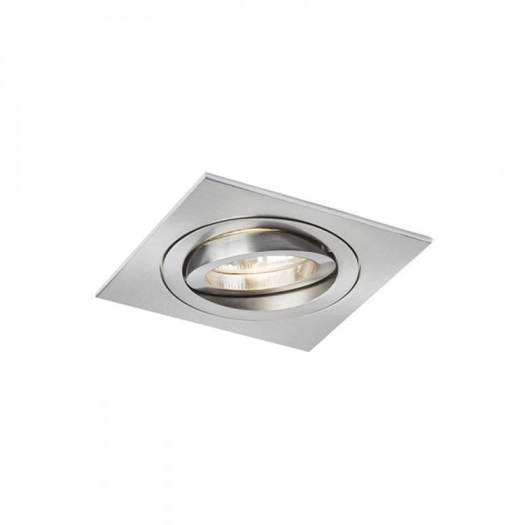 MURO SQ wpuszczana  nikiel mat 230V GU10 50W