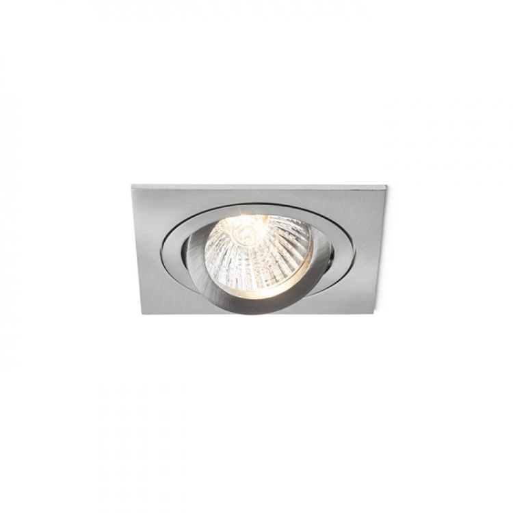 MURO SQ wpuszczana  nikiel mat 230V GU10 50W