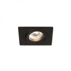 PASADENA GU10 SQ I wpuszczana czarna  230V GU10 50W