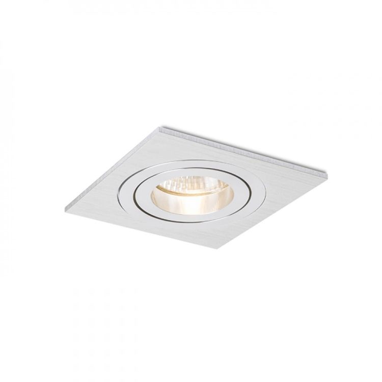 PASADENA GU10 SQ I wpuszczana  aluminium szczotkowane 230V GU10 50W