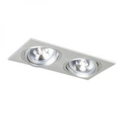 PASADENA G53 SQ II   aluminium szczotkowane 12V G53 2x50W