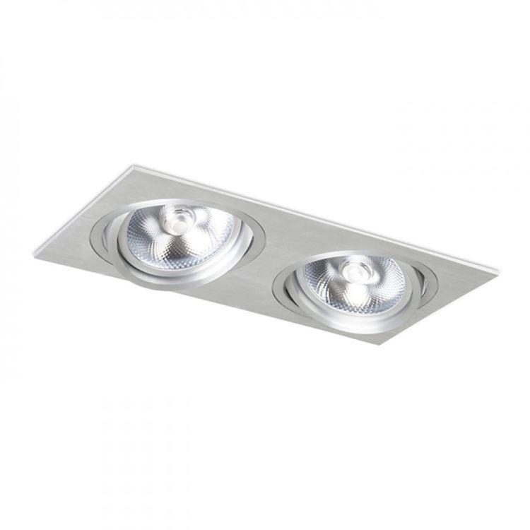 PASADENA G53 SQ II   aluminium szczotkowane 12V G53 2x50W