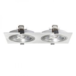 PASADENA G53 SQ II   aluminium szczotkowane 12V G53 2x50W