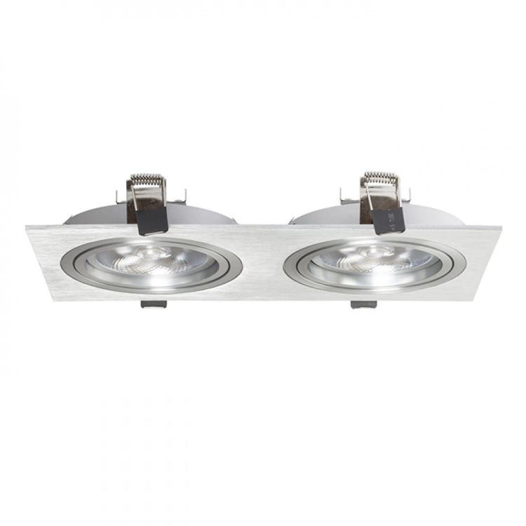 PASADENA G53 SQ II   aluminium szczotkowane 12V G53 2x50W