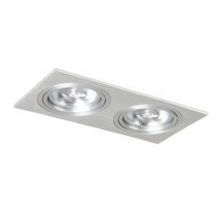 PASADENA G53 SQ II   aluminium szczotkowane 12V G53 2x50W