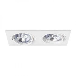 PASADENA G53 SQ II  biała  12V G53 2x50W
