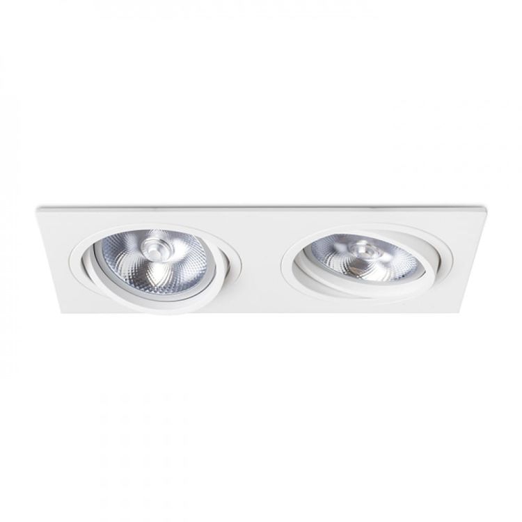 PASADENA G53 SQ II  biała  12V G53 2x50W