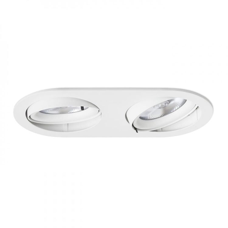 ZIZI II wpuszczana biała  12V G53 50W