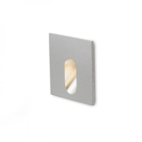 Przejdź do produktu MEMPHIS SQ wpuszczana w ścianę srebrno-szara 230V LED 3W 60° 3000K