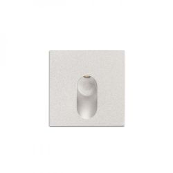 MEMPHIS SQ wpuszczana w ścianę srebrno-szara 230V LED 3W 60° 3000K