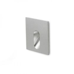MEMPHIS SQ wpuszczana w ścianę srebrno-szara 230V LED 3W 60° 3000K