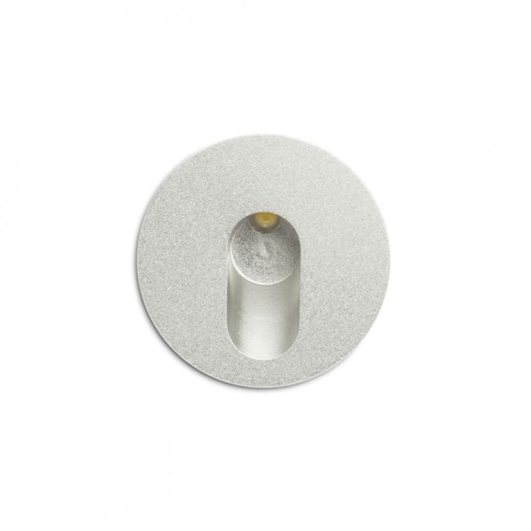 MEMPHIS R wpuszczana w ścianę srebrno-szara 230V LED 3W 60° 3000K
