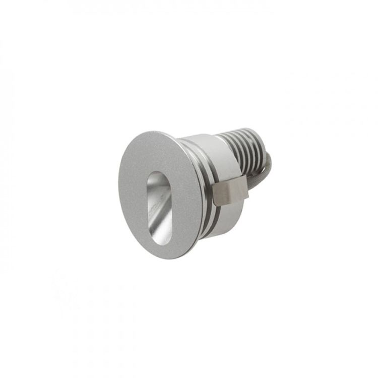 MEMPHIS R wpuszczana w ścianę srebrno-szara 230V LED 3W 60° 3000K