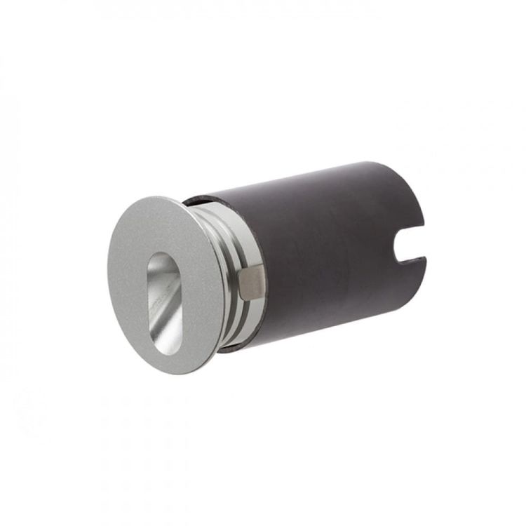 MEMPHIS R wpuszczana w ścianę srebrno-szara 230V LED 3W 60° 3000K