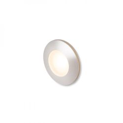 CLUB wpuszczana srebrno-szara  230V LED 3W IP54  3000K