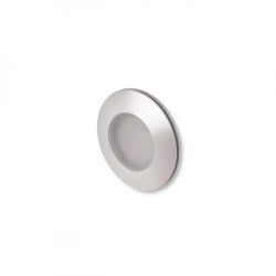 CLUB wpuszczana srebrno-szara  230V LED 3W IP54  3000K