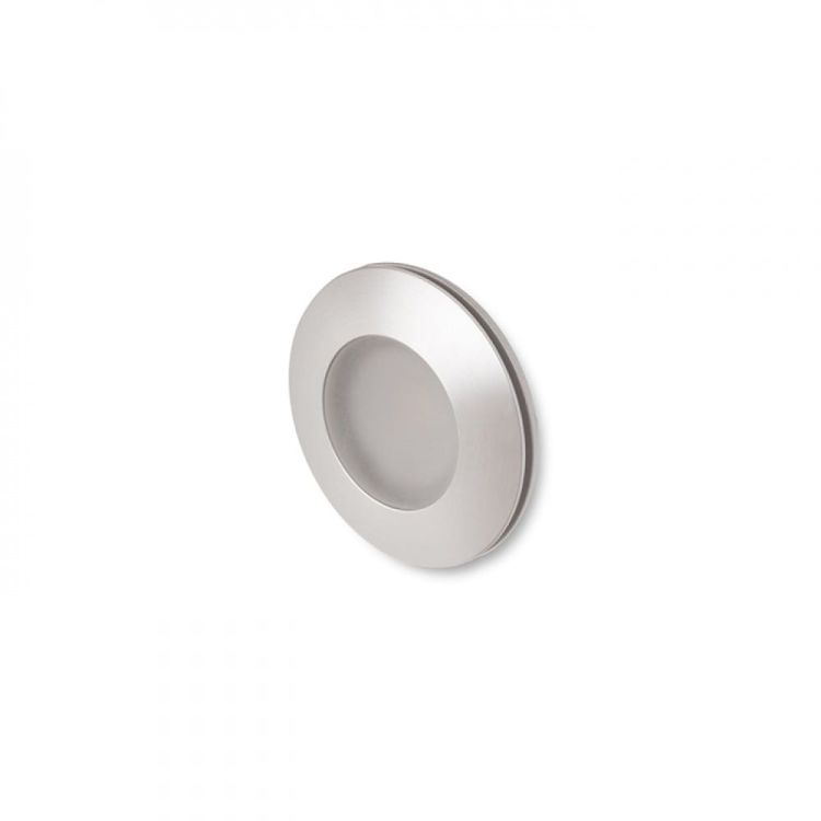CLUB wpuszczana srebrno-szara  230V LED 3W IP54  3000K