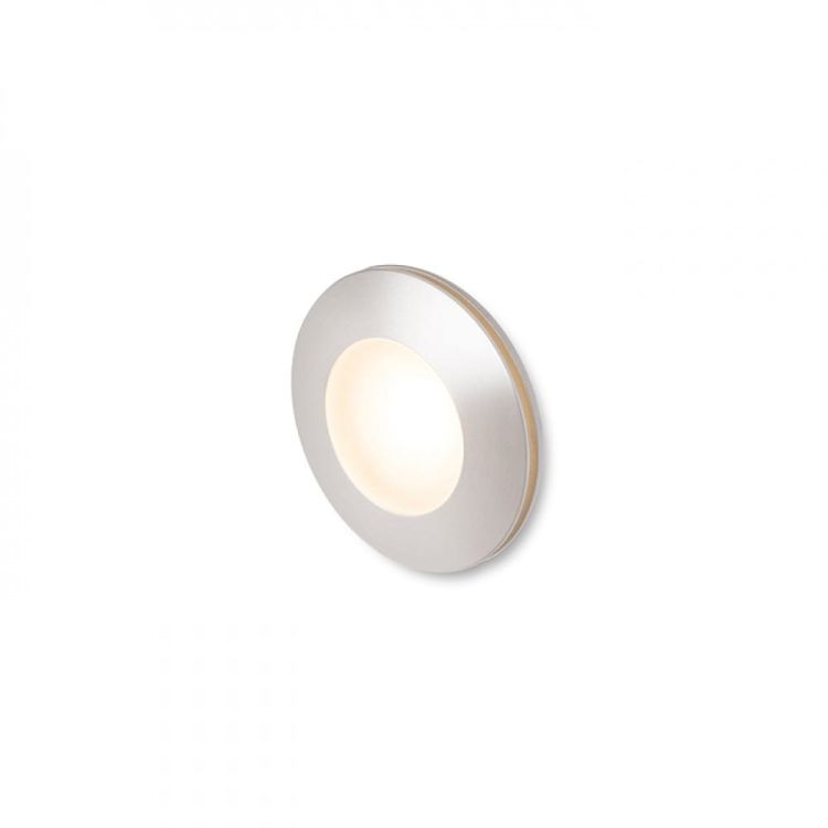 CLUB wpuszczana srebrno-szara  230V LED 3W IP54  3000K