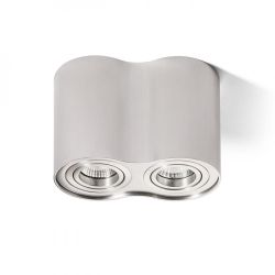 MILANO II sufitowa  aluminium szczotkowane 230V GU10 2x35W