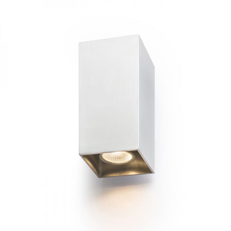 AGATE II ścienna  aluminium szczotkowane 230V GU10 2x35W