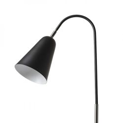 GARBO stołowa czarna chrom 230V E27 28W