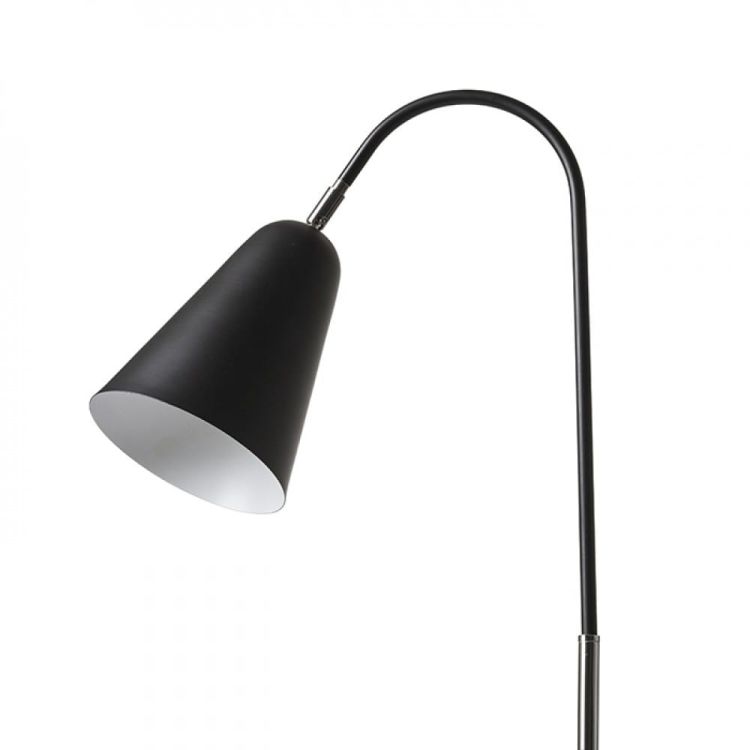 GARBO stołowa czarna chrom 230V E27 28W