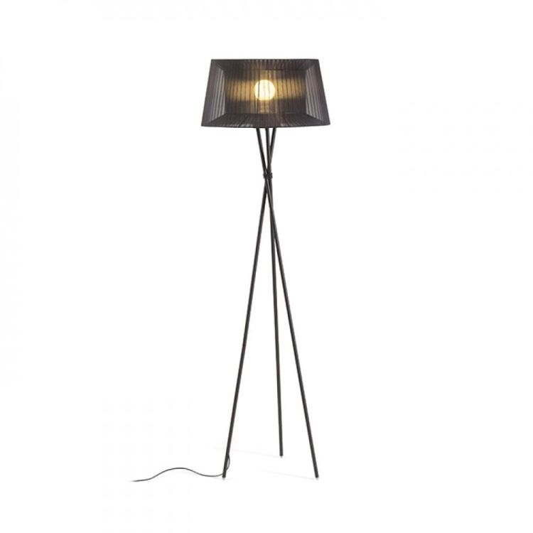 BOULOGNE podłogowa czarna  230V E27 28W