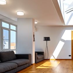 BOULOGNE podłogowa czarna  230V E27 28W