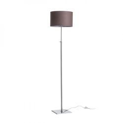 EDIKA podłogowa brązowa nikiel mat 230V E27 42W