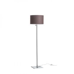 EDIKA podłogowa brązowa nikiel mat 230V E27 42W