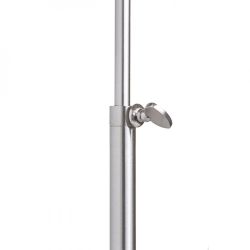 EDIKA stołowa brązowa nikiel mat 230V E27 42W