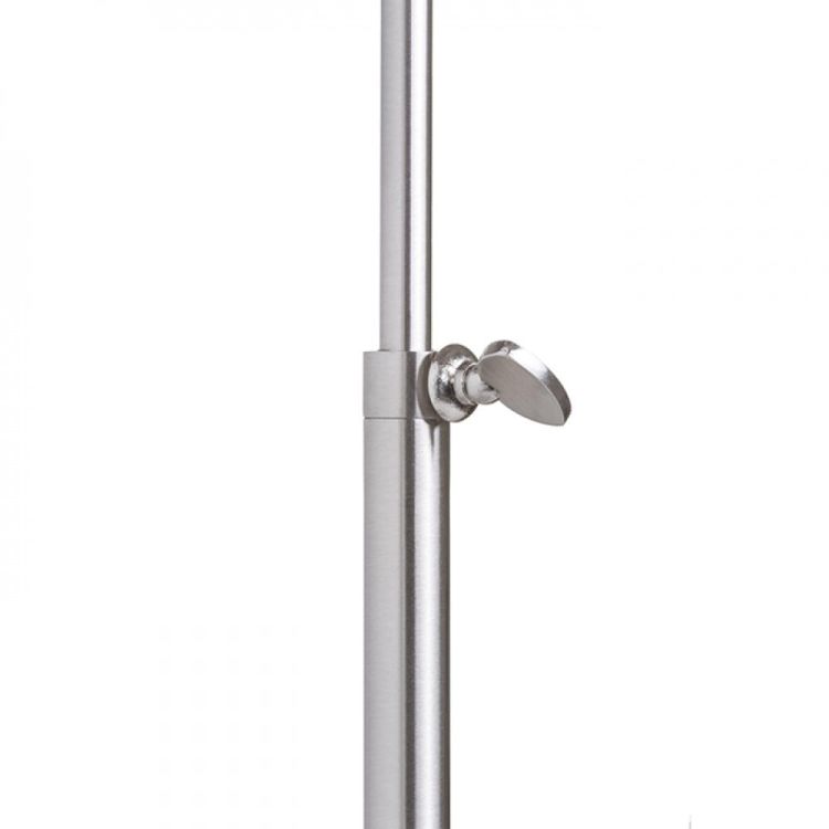 EDIKA stołowa brązowa nikiel mat 230V E27 42W