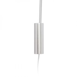 BEND podstawa ścienna łukowa  nikiel mat 230V E27 42W