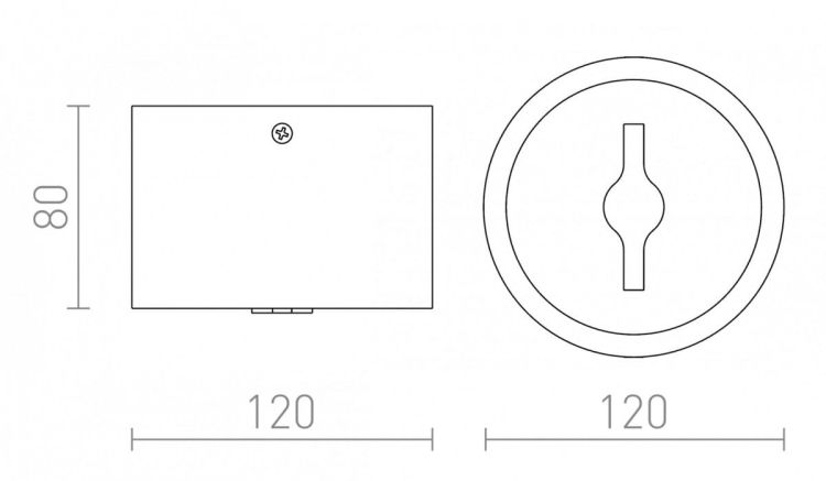 KELLY LED DIMM sufitowa biała  230V LED 15W 45°  3000K