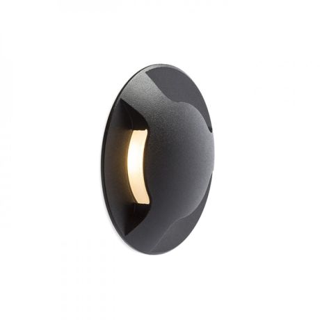 Przejdź do produktu KICK III wpuszczana czarna  230V LED 3W IP54  3000K