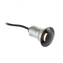KICK III wpuszczana czarna  230V LED 3W IP54  3000K