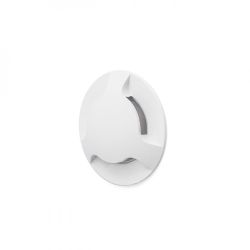 KICK III wpuszczana biała  230V LED 3W IP54  3000K