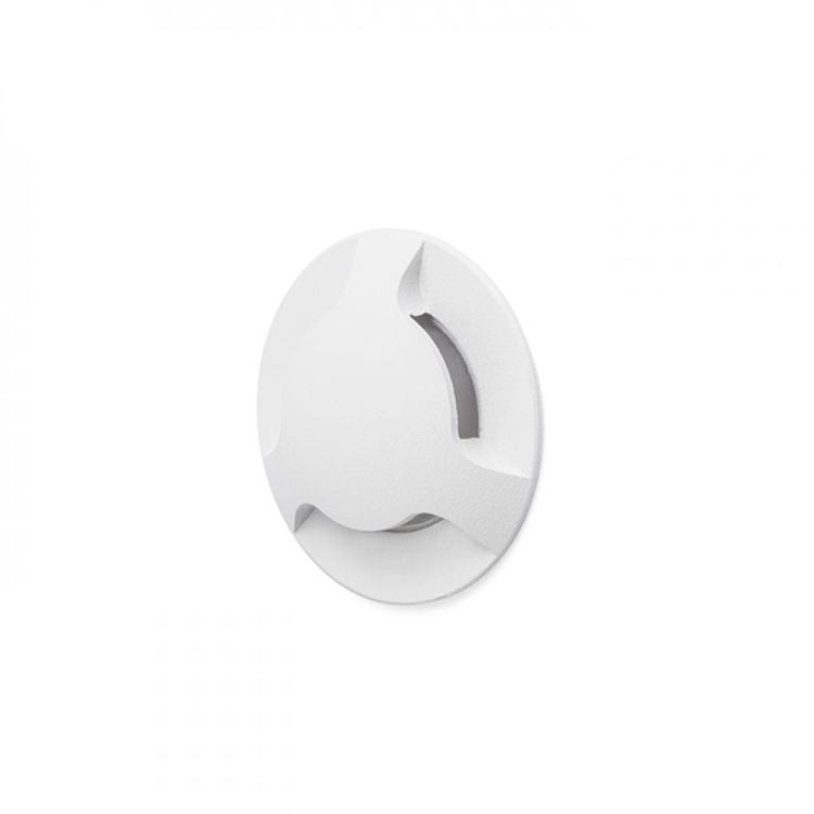 KICK III wpuszczana biała  230V LED 3W IP54  3000K