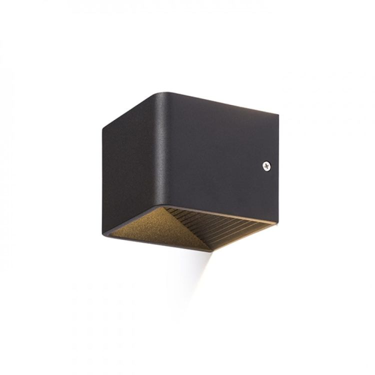 ONYX ścienna czarna  230V LED 5W  3000K