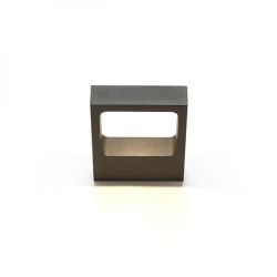LEA ścienna czarna  230V LED 6W  3000K