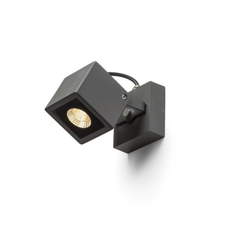 Przejdź do produktu BORA ścienna antracyt  230V LED 6W 44° IP54  3000K