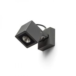 BORA ścienna antracyt  230V LED 6W 44° IP54  3000K