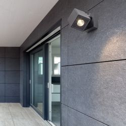 BORA ścienna antracyt  230V LED 6W 44° IP54  3000K