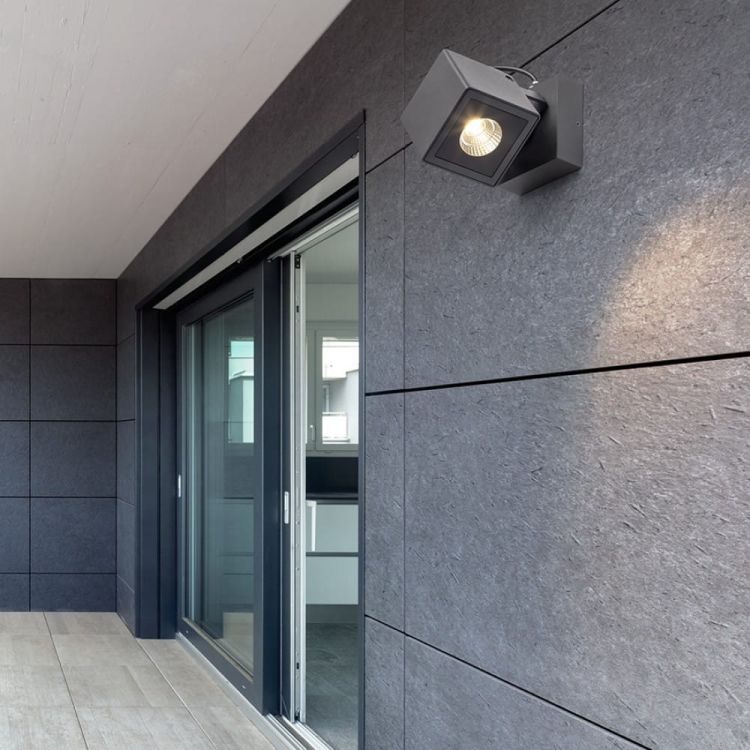 BORA ścienna antracyt  230V LED 6W 44° IP54  3000K