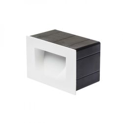 PER wpuszczana biała  230V LED 3W IP54  3000K