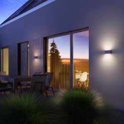 TORINO ścienna biała  230V LED 2x5W IP54  3000K